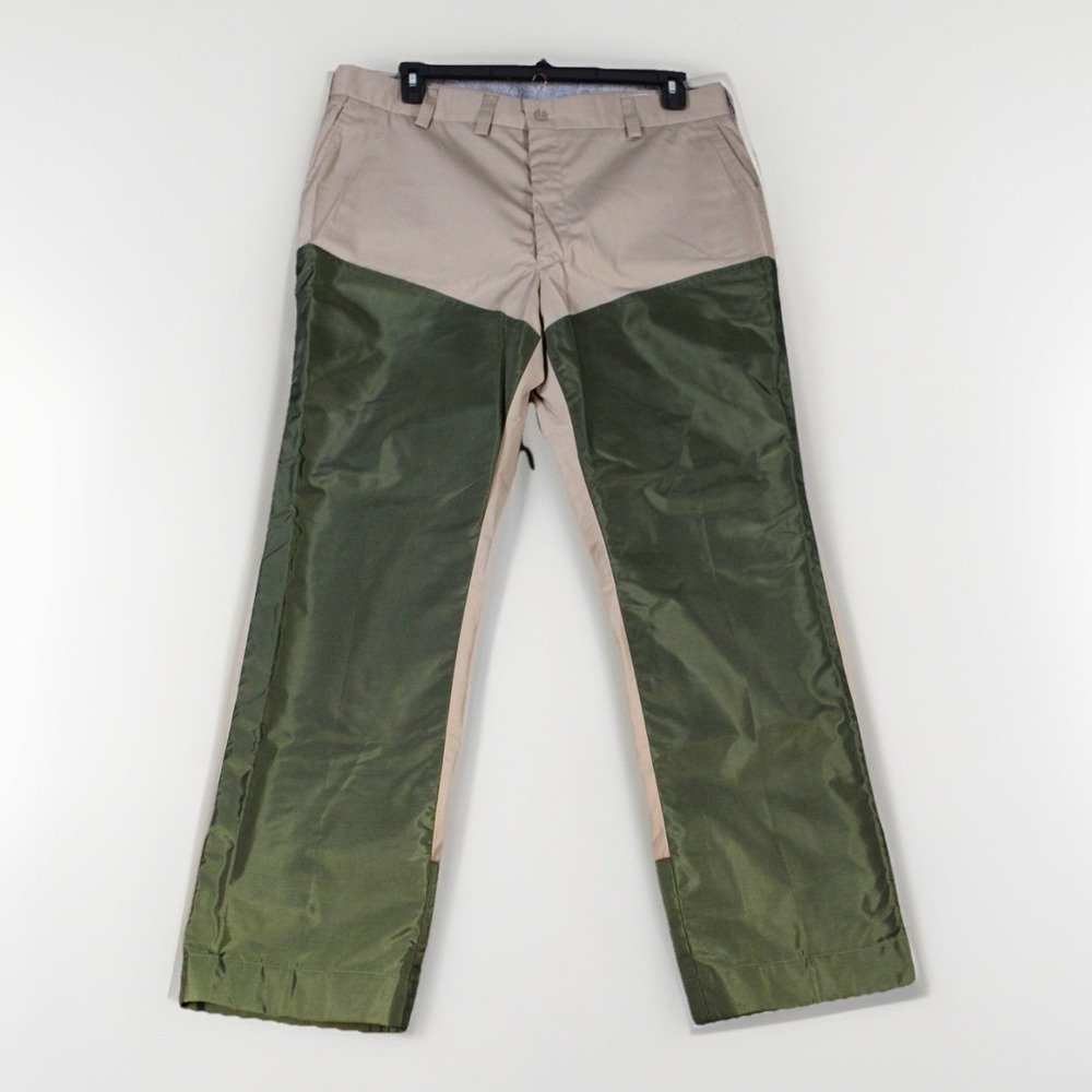 Vtg Mens LL Bean Hunting Pants 40 Nylon Double Knee Briar Brush Guard NWOT